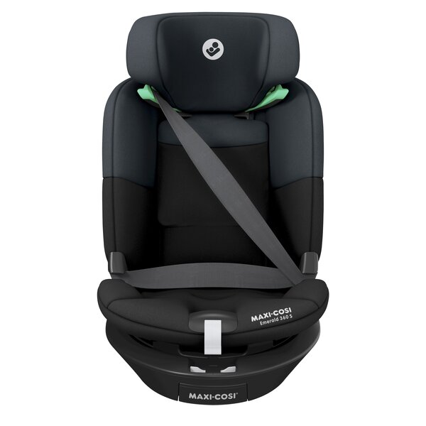 Scaun auto I-Size Maxi-Cosi Emerald 360 S Tonal Black cu isofix, picior de sustinere, rotatie 360, protectie la impact lateral - 8