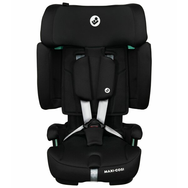 Scaun auto I-Size Maxi-Cosi Nomad XL Plus Authentic Black cu isofix, top tether, pliabil, protectie laterala, geanta de calatorie inclusa