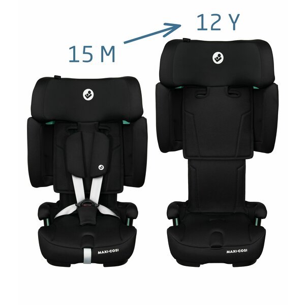 Scaun auto I-Size Maxi-Cosi Nomad XL Plus Authentic Black cu isofix, top tether, pliabil, protectie laterala, geanta de calatorie inclusa - 5