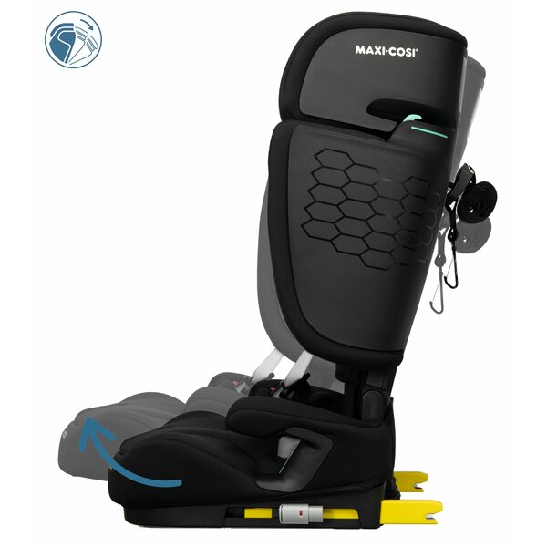 Scaun auto I-Size Maxi-Cosi Nomad XL Plus Authentic Black cu isofix, top tether, pliabil, protectie laterala, geanta de calatorie inclusa - 7