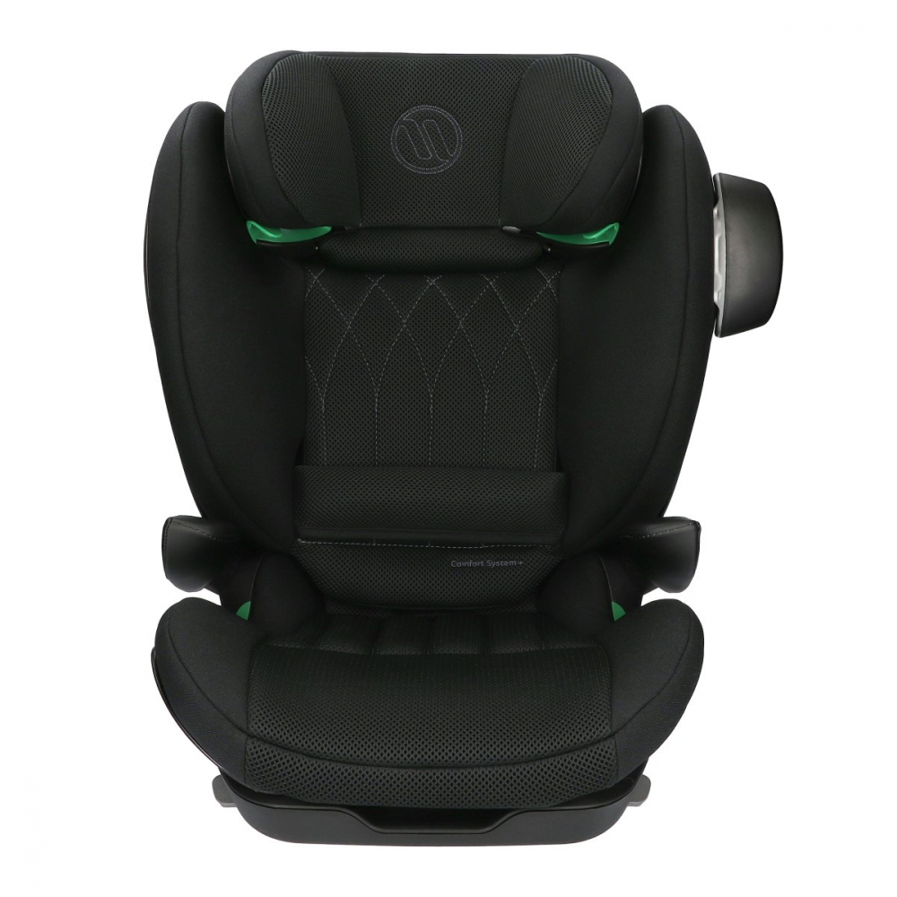 Scaun auto pentru copii Avionaut MaxSpace AirFlow Black cu spatar reglabil, tetiera ajustabila, testare ADAC - 4 | YEO