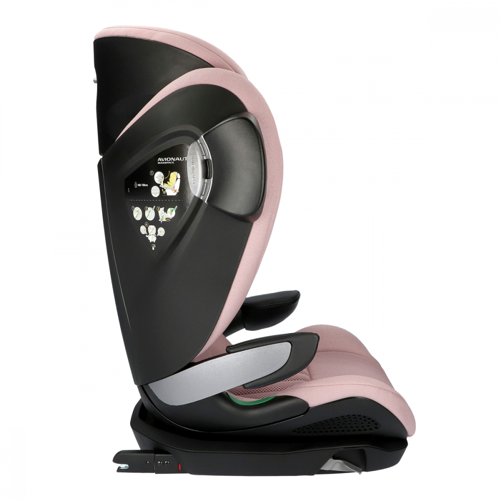 Scaun auto pentru copii Avionaut MaxSpace AirFlow Pink cu spatar reglabil, tetiera ajustabila, testare ADAC - 1