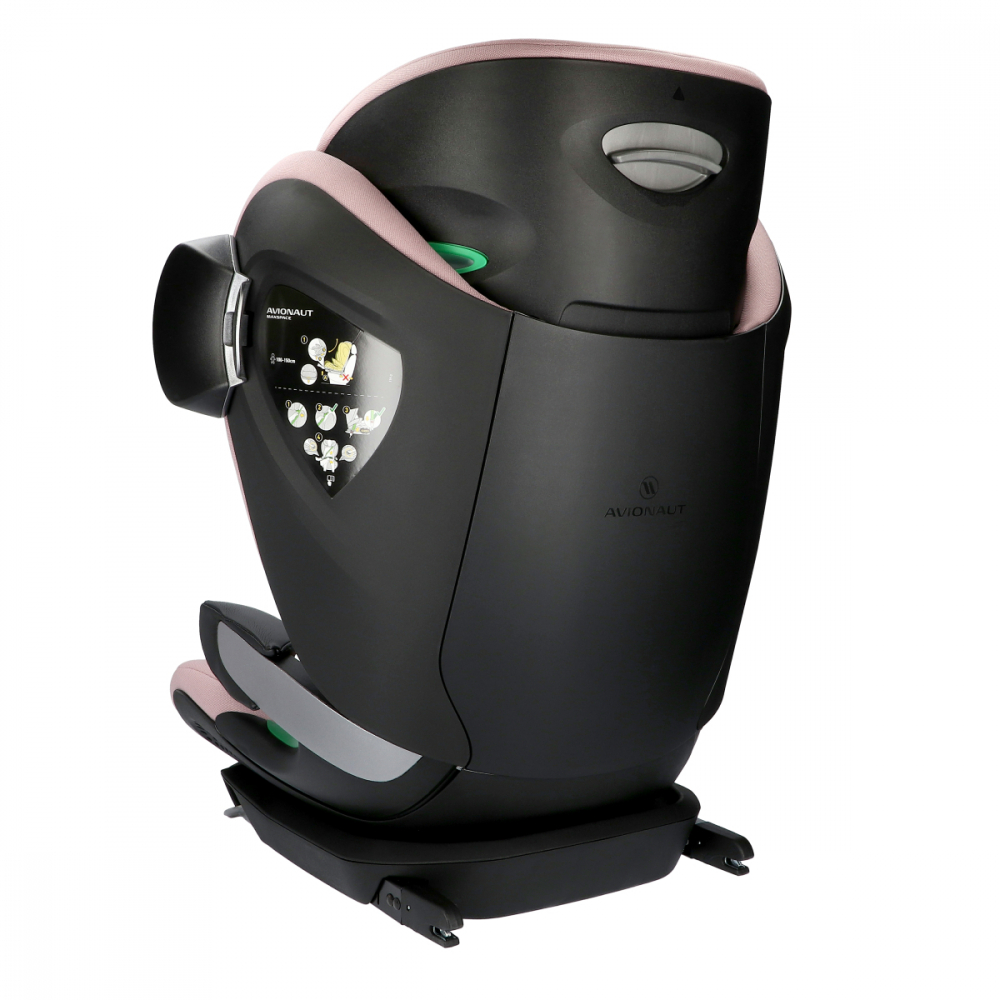 Scaun auto pentru copii Avionaut MaxSpace AirFlow Pink cu spatar reglabil, tetiera ajustabila, testare ADAC - 2
