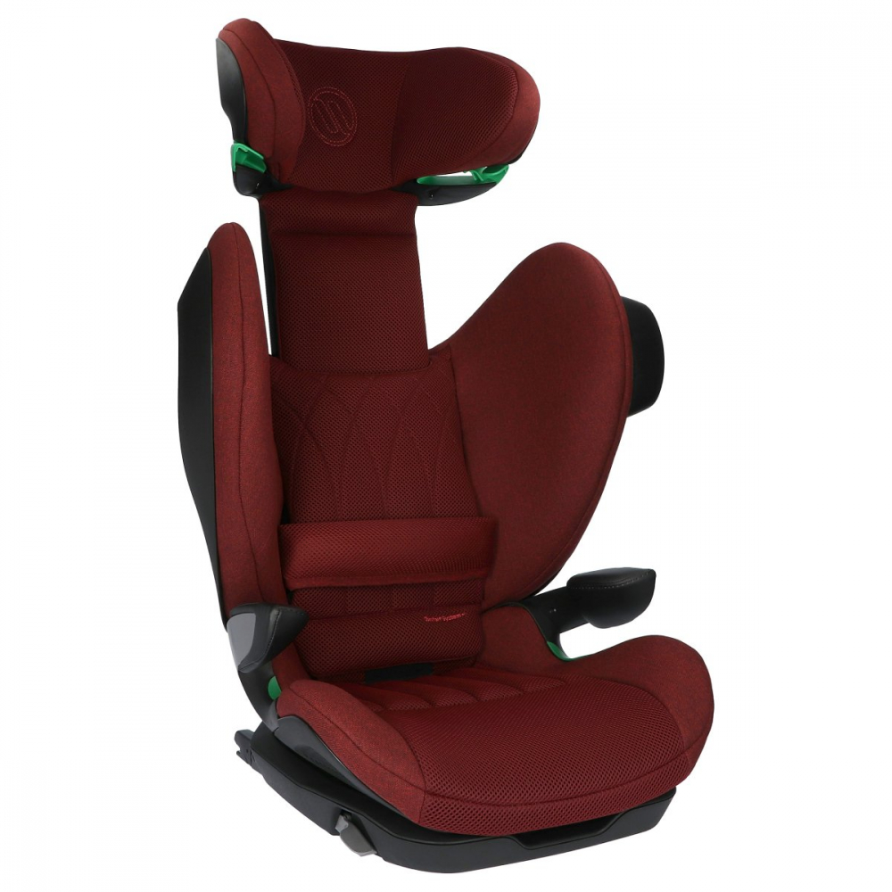 Scaun auto pentru copii Avionaut MaxSpace AirFlow Red cu spatar reglabil, tetiera ajustabila, testare ADAC