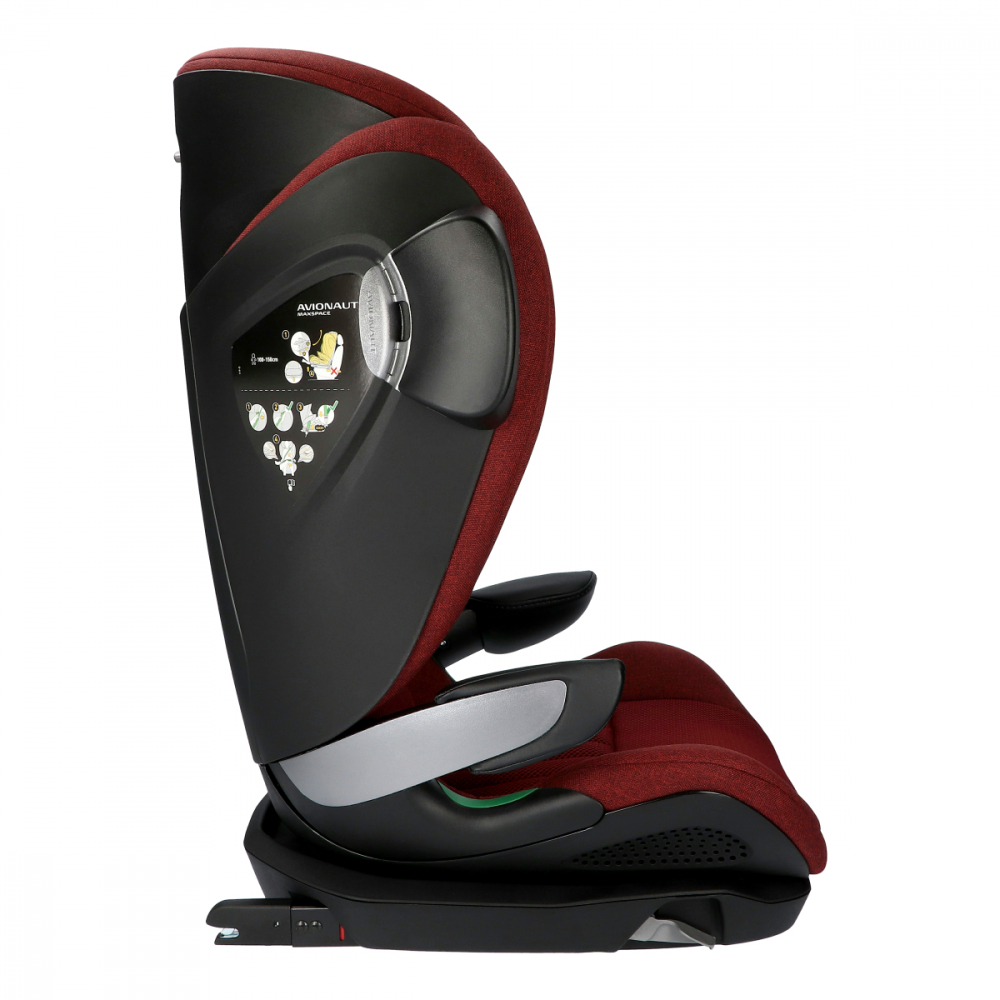 Scaun auto pentru copii Avionaut MaxSpace AirFlow Red cu spatar reglabil, tetiera ajustabila, testare ADAC - 1