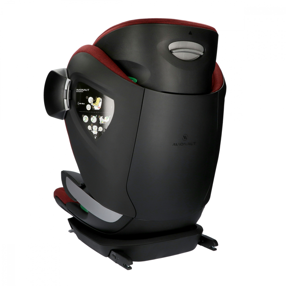 Scaun auto pentru copii Avionaut MaxSpace AirFlow Red cu spatar reglabil, tetiera ajustabila, testare ADAC - 2