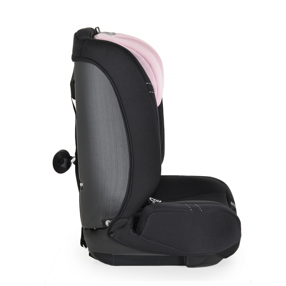 Scaun auto Moni Start Pink certificat I-Size R129,pentru copii 76-150 cm,tetiera reglabila 13 pozitii,centura fixare Top-Tether,pernuta reductor,husa detasabila,jucarie plus si paturica CADOU - 2