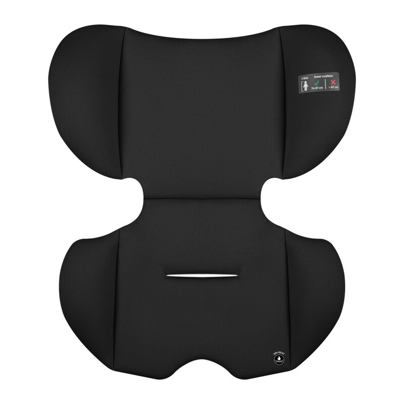 Scaun auto pentru copii Lionelo Billy Negru, i-Size, 76-150 cm, isofix + top tether, tetiera reglabila, testat la impact, conform cu R129 - 3
