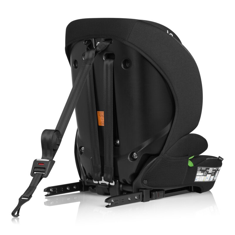 Scaun auto pentru copii Lionelo Billy GriNegru, i-Size, 76-150 cm, isofix + top tether, tetiera reglabila, testat la impact, conform cu R129 - 2
