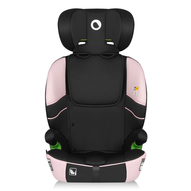 Scaun auto pentru copii Lionelo Levi Fix Roz, i-Size, 76-150 cm, 123, isofix + Top Tether, tetiera reglabila, testat la impact, conform cu R129 - 1