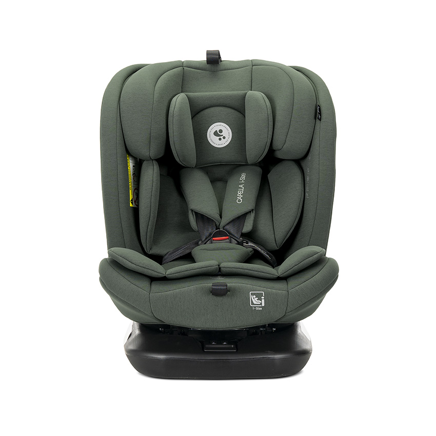Scaun auto pentru copii i-Size Capella Green cu isofix, rotativ 360 grade, 0 luni-12 ani, 40-150 cm - 1