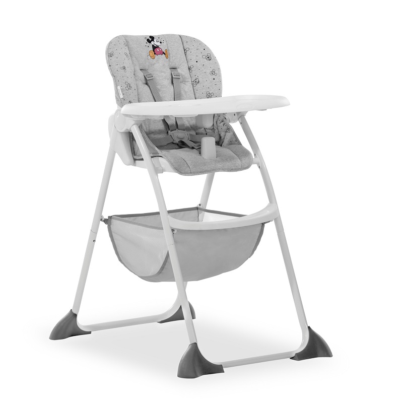 Scaun de hranire pentru bebelusi Sit N Fold Hauck, Mickey Mouse Grey