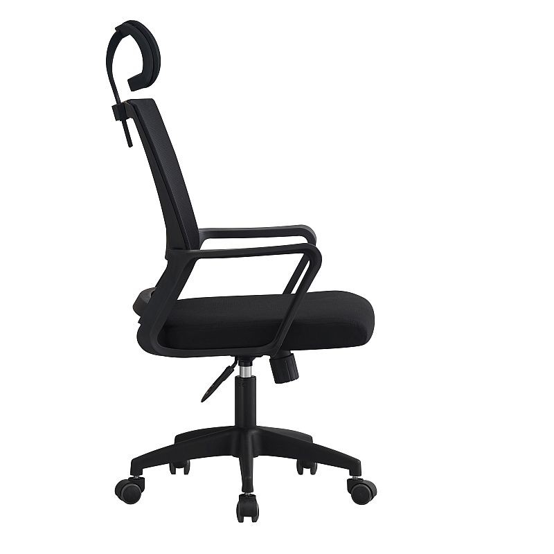 Scaun ergonomic de birou cu tetiera, reglabil si rotativ, mesh - 1