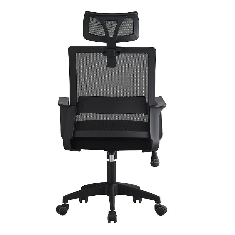 Scaun ergonomic de birou cu tetiera, reglabil si rotativ, mesh - 2