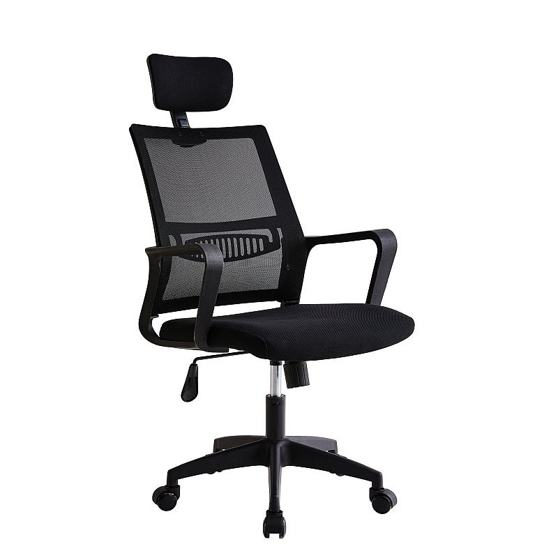 Scaun ergonomic de birou, reglabil in inaltime 108-118 cm, tetiera integrata, mesh si burete - 2