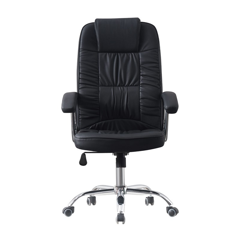 Scaun ergonomic directorial, inaltime reglabila 108-118 cm, rotativ, maxim 150 kg, negru - 1