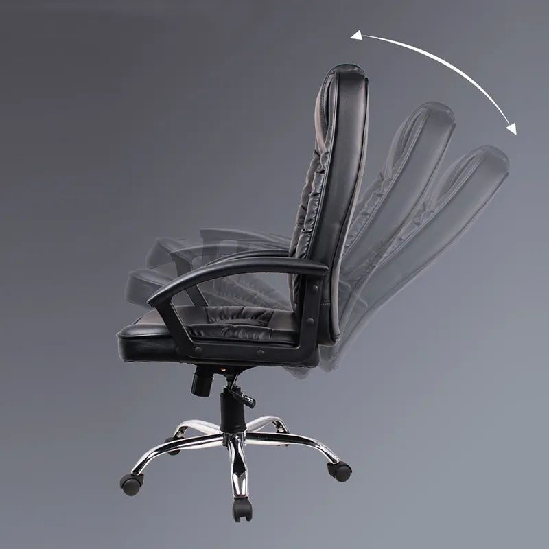 Scaun ergonomic directorial, inaltime reglabila 108-118 cm, rotativ, maxim 150 kg, negru - 3