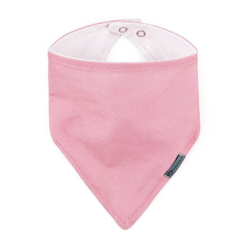 Set bavete bandana PetiteMars Luke BejRoz, 2 bucati, bumbac natural, reglabila cu capse, 3 luni+ - 1 | YEO
