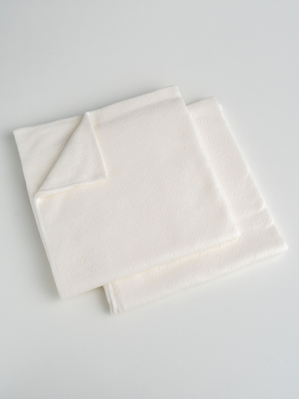 Set 2 paturici subtiri din bumbac impregnat cu lanolina 100x100 cm - 2 | YEO