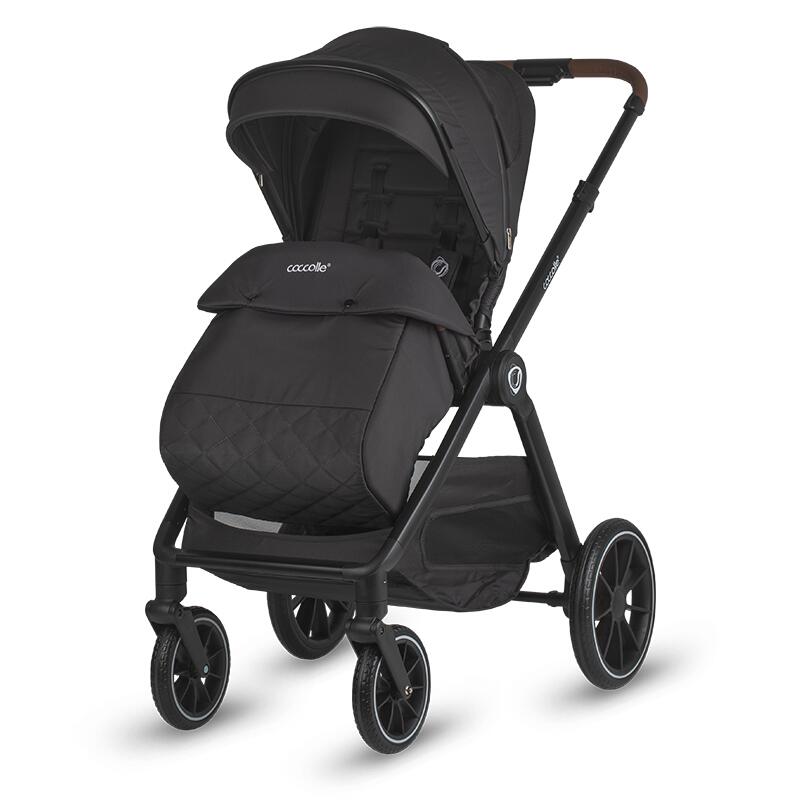 Sistem modular 3 in 1 Coccolle Aspen Jet Black + Scoica auto iSize Coccolle Knox Black - 1