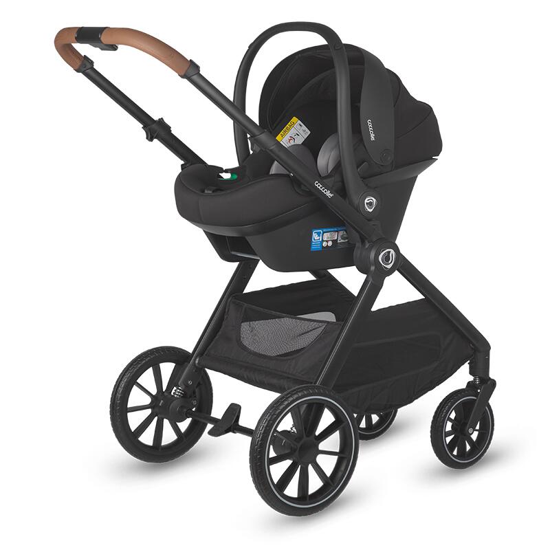 Sistem modular 3 in 1 Coccolle Aspen Jet Black + Scoica auto iSize Coccolle Knox Black - 4
