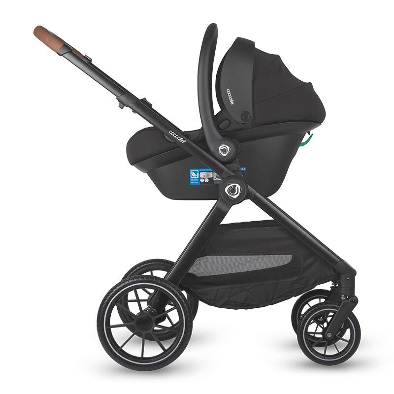 Sistem modular 3 in 1 Coccolle Aspen Sand Beige + Scoica auto iSize Coccolle Knox Black - 3