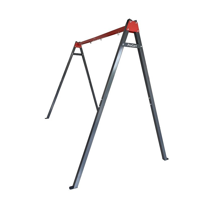 Suport metalic dublu pentru leagan, sarcina maxima 150 kg, 4 carlige fixare - 2 | YEO