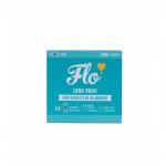 Absorbante lungi cu aripioare Flo, cu carbune activ pentru incontinenta urinara, 4 picaturi, 14 bucati