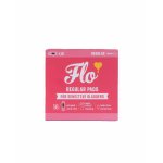 Absorbante normale cu aripioare Flo, cu carbune activ pentru incontinenta urinara, 3 picaturi, 16 bucati