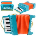 Acordeon pentru copii cu butoane de control, dimensiune 23 x 12.5 x 6 cm