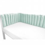 Aparatoare pentru patut MimiNu Cold Mint tip panou 180 cm din catifea