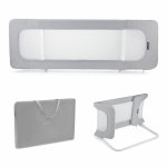 Bariera de pat kinderkraft guard and dream light grey