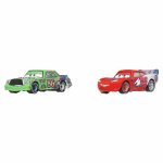 Set 2 masinute metalice Fulger McQueen si Chick Hicks Cars3