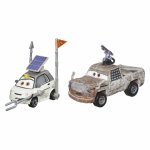 Set 2 masinute metalice Ken Enginoki si Justin Roadritter Cars3