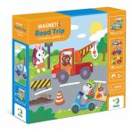 Joc magnetic Calatorie cu masina 36 piese
