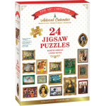 Set 24 puzzle Eurographics Calendar Advent picturi celebre 50 piese