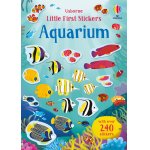 Carte  pentru copii Usborne cu stickere Little First Aquarium