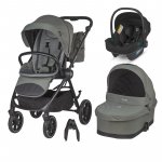 Carucior modular 2 in 1 Coccolle Serry Moss Green + Scoica auto iSize Coccolle Knox Black