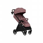 Carucior pentru copii Lionelo Ingrid Roz, sport, capotina impermeabila cu filtru UPF50+, pana la 22 kg, spatar reglabil, suport pahar si plasa de tantari, sistem pentru pliere automata