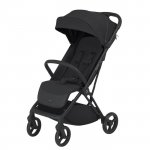 Carucior pentru copii Espiro Just Negru 0-22 kg, compact, sistem de pliere automata cu o singura mana, accesorii incluse
