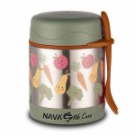 Caserola din inox Nava We care Broccoli Brown 350 ml