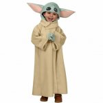 Costum de carnaval Baby Yoda XS 3-4 ani / 104 cm