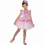 Costum de carnaval Barbie Balerina L 7-8 ani / 128 cm