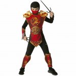Costum de carnaval Ninja Tigru S 3-4 ani / 104 cm