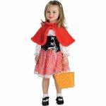 Costum de carnaval Scufita Rosie S 3-4 ani / 104cm