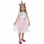 Costum de carnaval Unicorn magic S 3-4 ani / 104 cm
