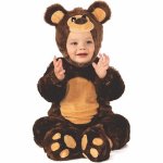 Costum de carnaval Ursulet de plus 12-24 luni / 86 cm