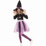Costum de carnaval Vrajitoare pisicuta L 8-10 ani / 147 cm
