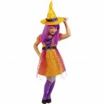 Costum de carnaval Vrajitoare superstar portocaliu S 3-4 ani / 104 cm