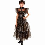 Costum de carnaval Wednesday RaveN Dance M 9-10 ani / 140 cm